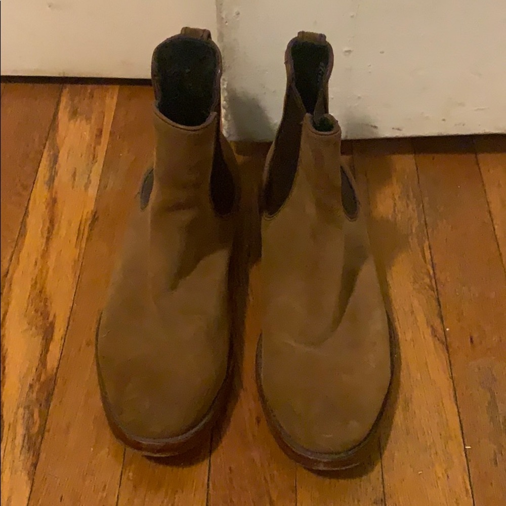 Coach brown suede boots
